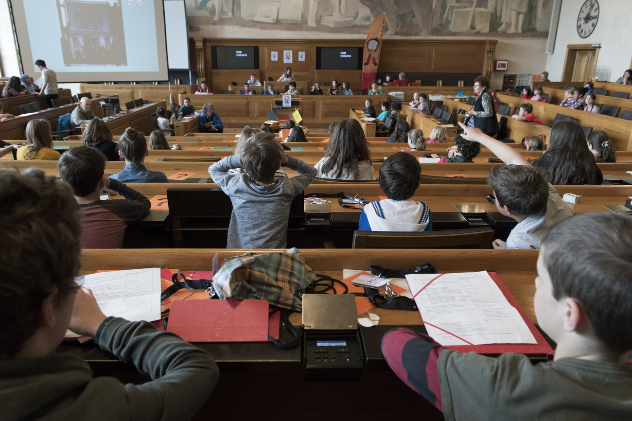 bambini a palazzo federale