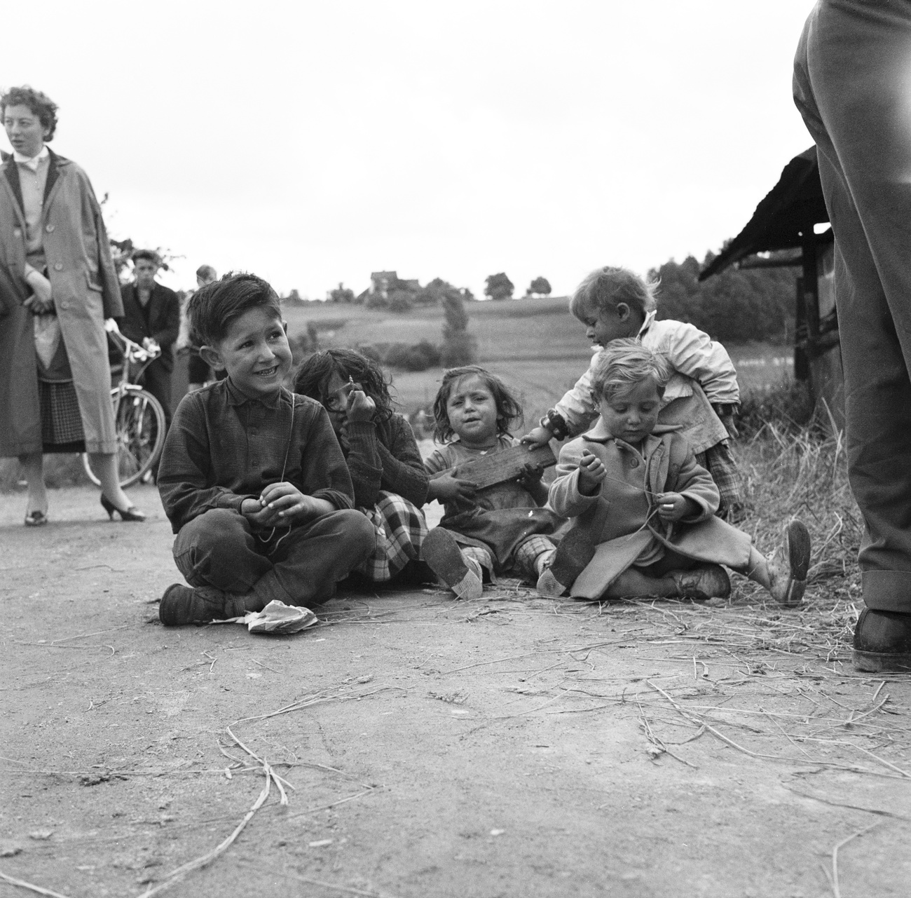 Itinerant children in Zurich, 1958