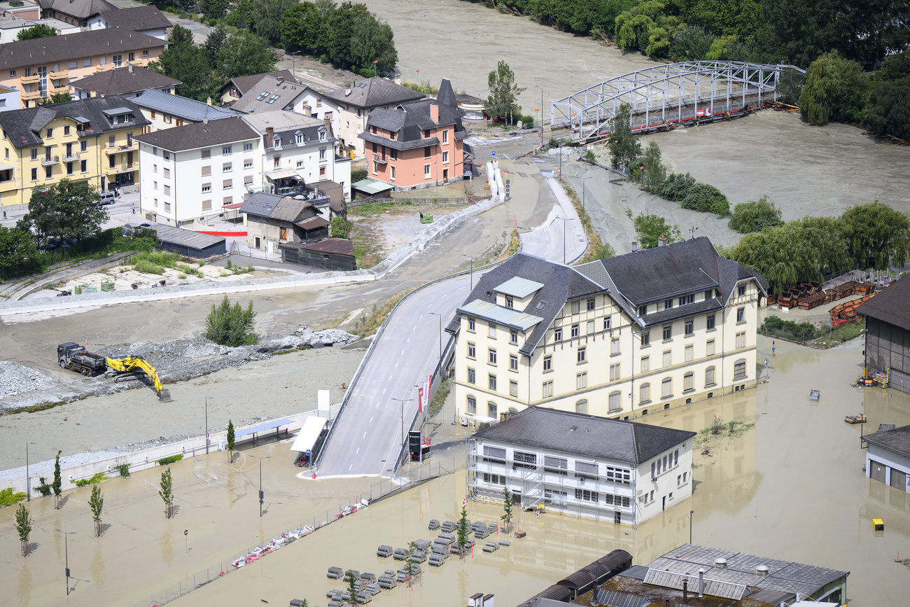 villaggio inondato