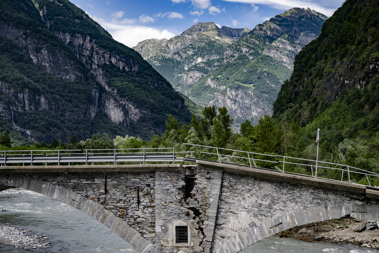 Visletto bridge, Maggia Valley, Switzerland