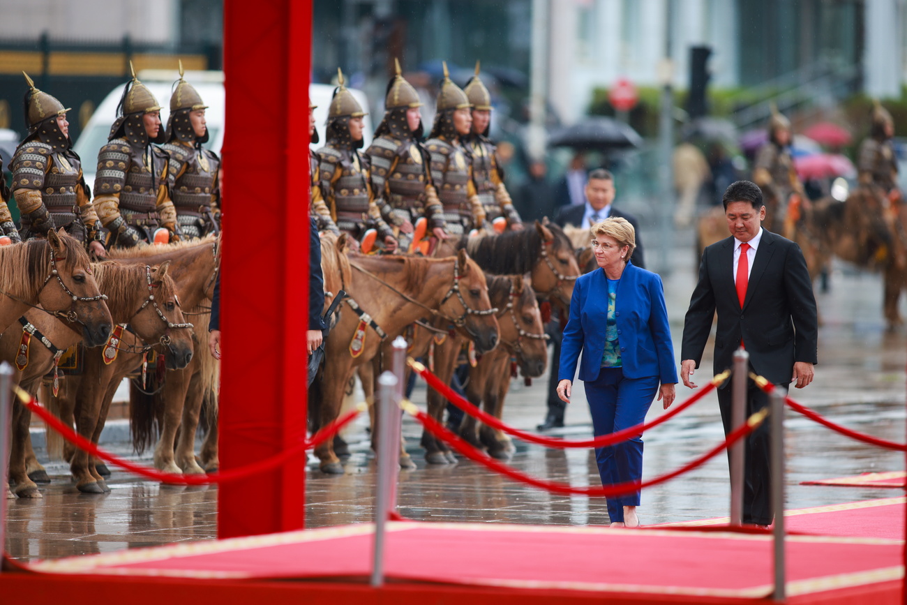 guardia d'onore e due persone