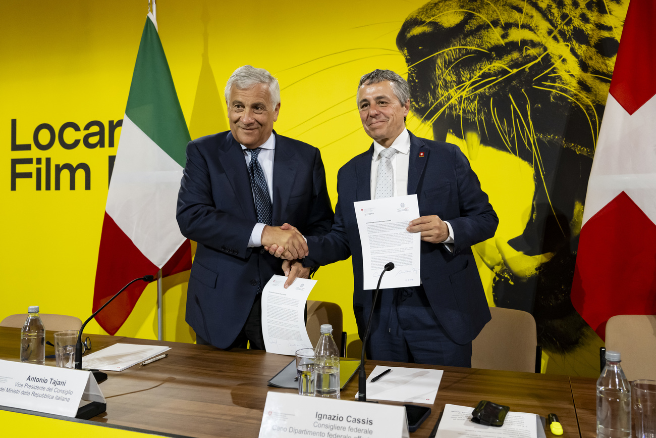 tajani e cassis a locarno