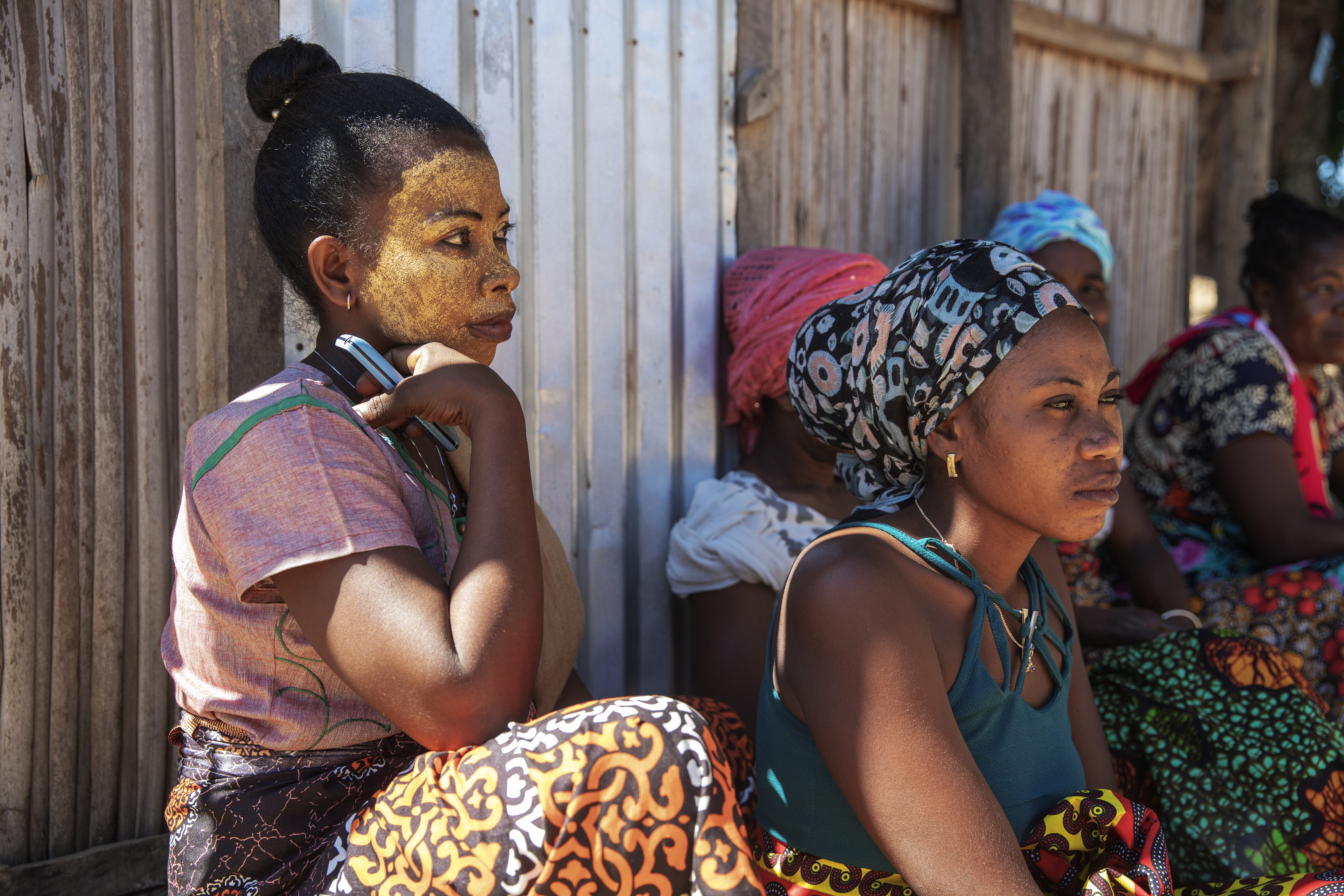 Women ouside a shop