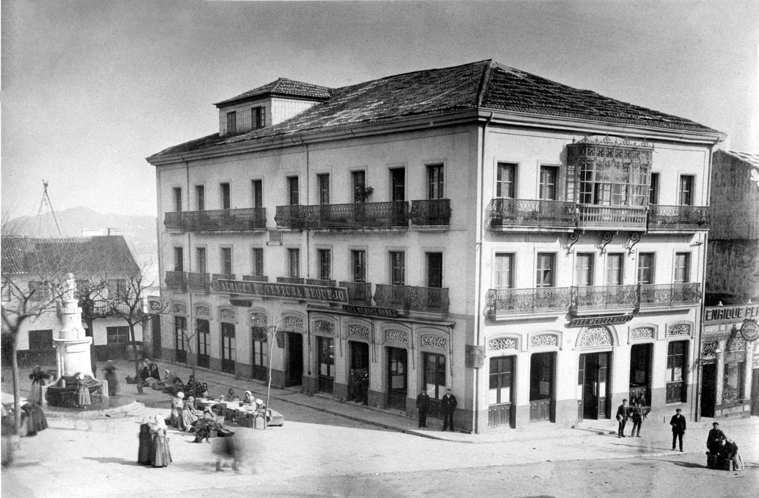 Café Mendez Nuñez in Vigo, bought around 1880 by the poschiavini emigrants Giovanni Lendi (1852-1890) and Emilia Lendi-Matossi (1858-1941).