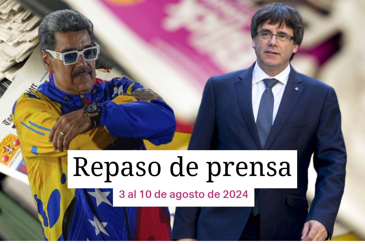 Maduro y Puigdemont en la prensa suiza