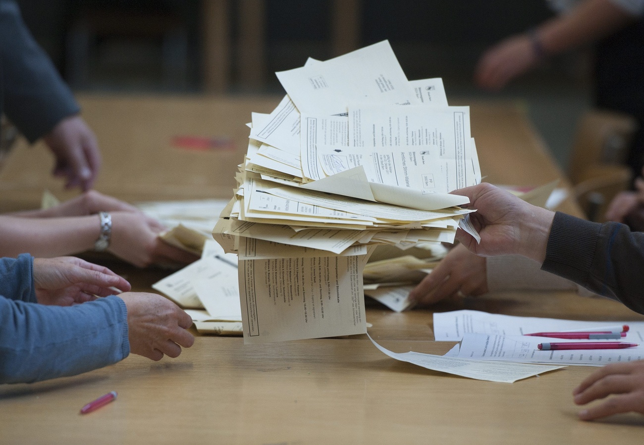 Voting in Switzerland.