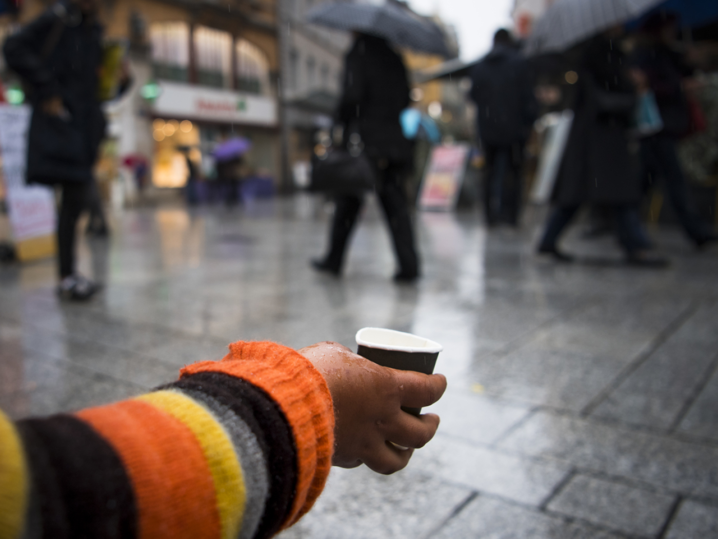 Restricting begging in the city is a hotly debated issue