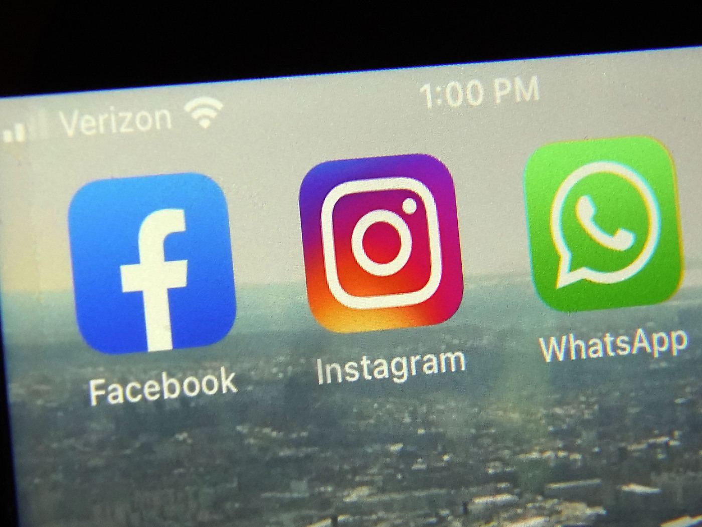 icone di app di facebook instagram e whatsapp