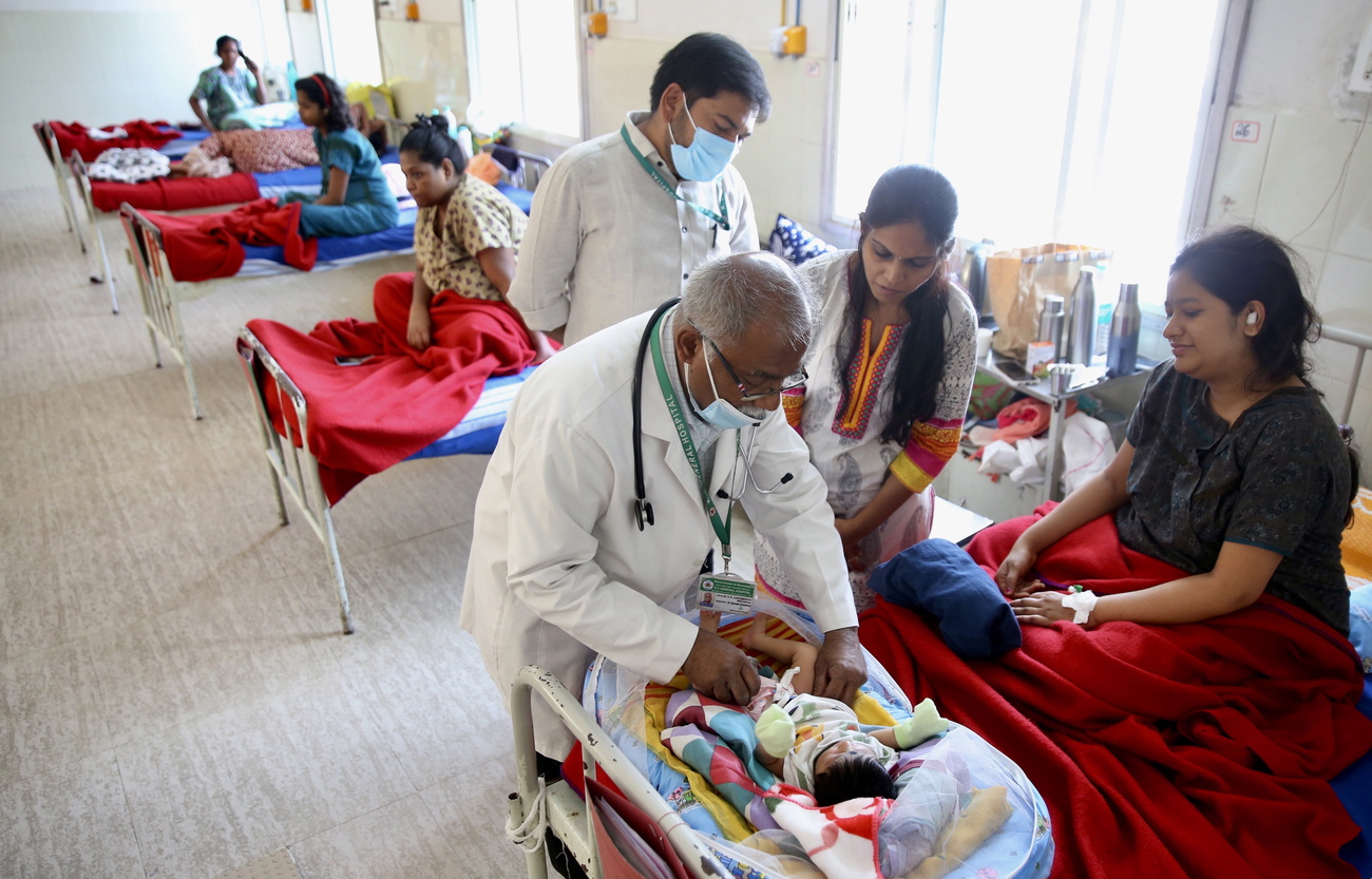 Un hôpital en Inde