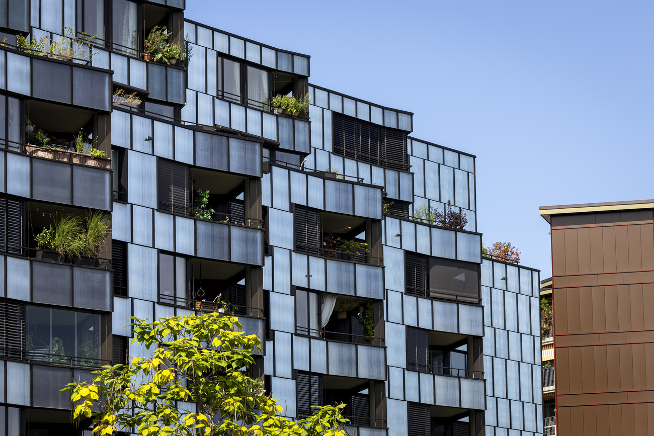 Apartments in Zurich's Brunnenhof district, August 22, 2024.