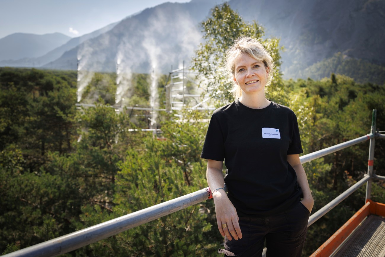 Charlotte Grossiord, director of the Plant Ecology Laboratory at EPFL.