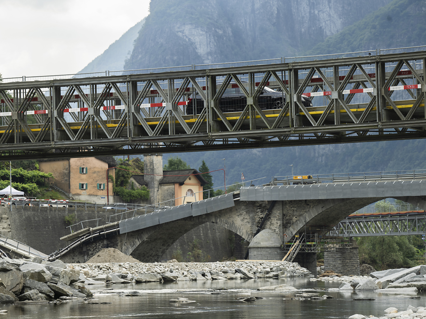 Storm damage in the Maggia Valley