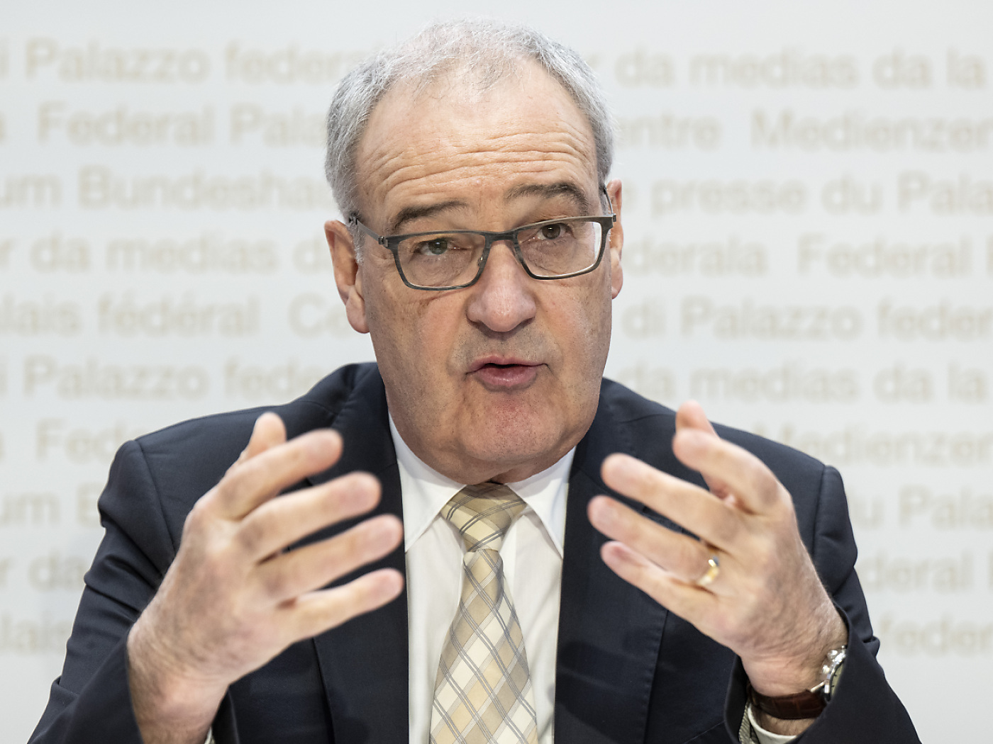 Il consigliere federale Guy Parmelin.