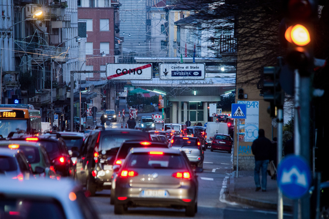 Code a Ponte Chiasso per entrare in Svizzera.