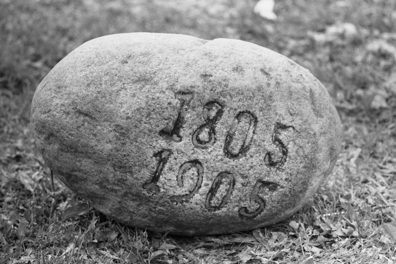 Unspunnen stone.