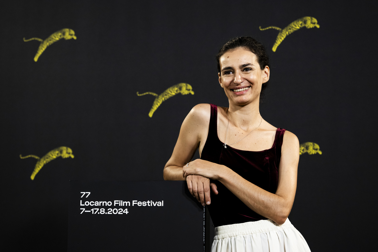 Portuguese director Marta Mateus during a photocall for the movie "Fogo do Vento" (Fire of Wind) at the 77th Locarno International Film Festival, August 2024.