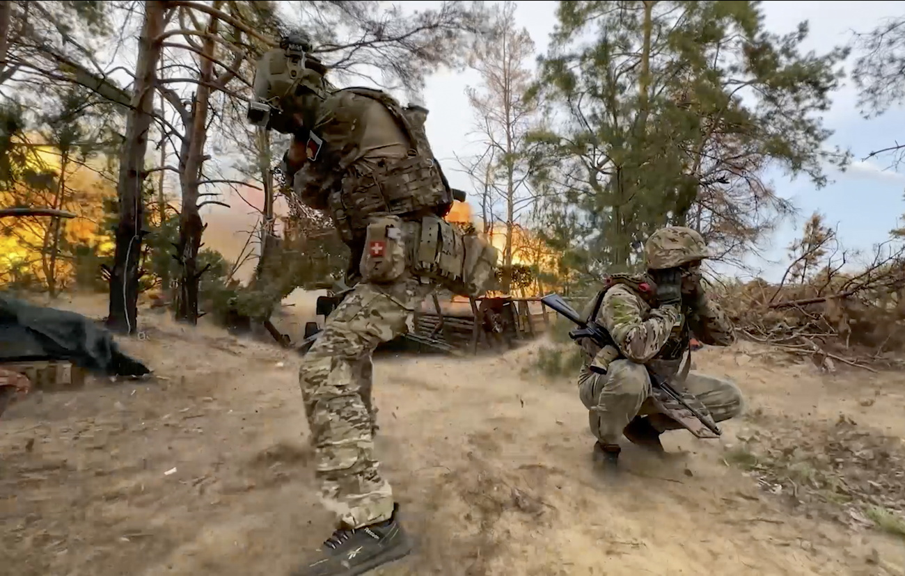 Russian soldiers fighting in the war in Ukraine