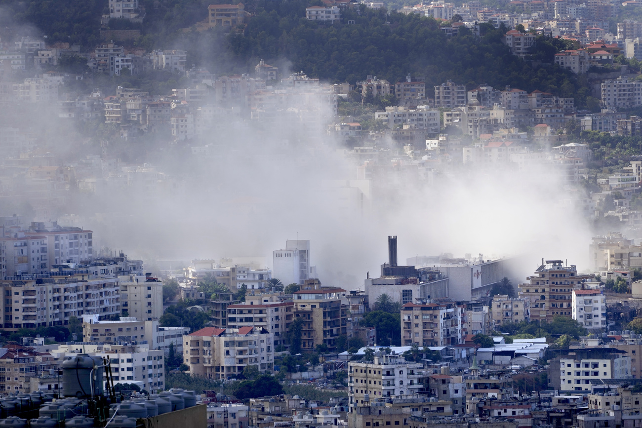 Beirut nach einem Raketeneinschlag