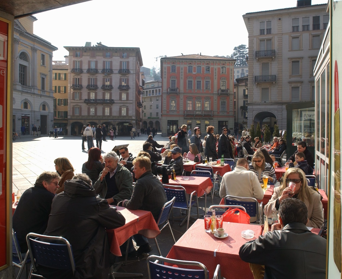 restaurant in Lugano in canton Ticino