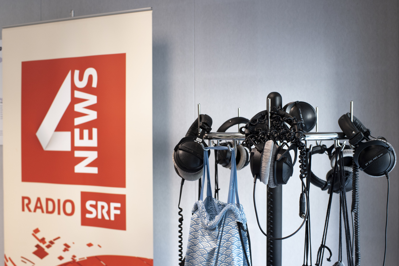 Headphones and SRF radio news