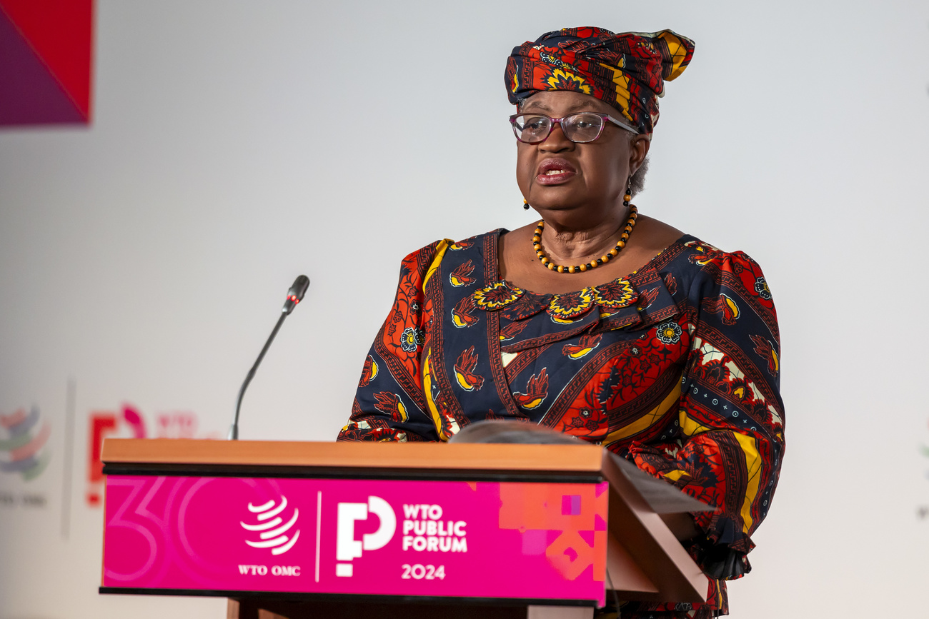 Photo of a woman speaking at a panel