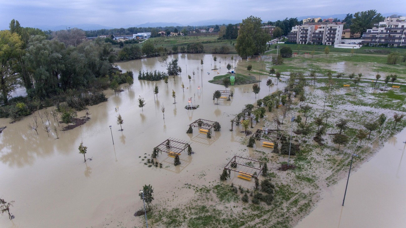 terreno sommerso dall'acqua