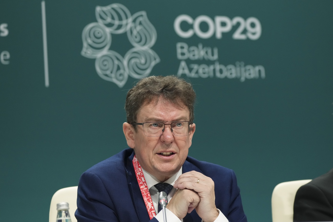 Albert Rösti at COP29 in Baku