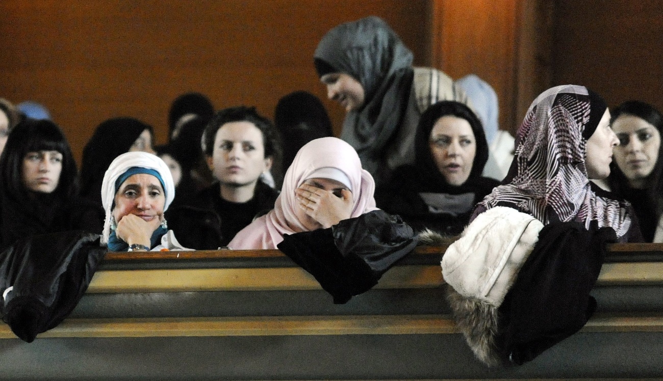 muslim women at a ceremony