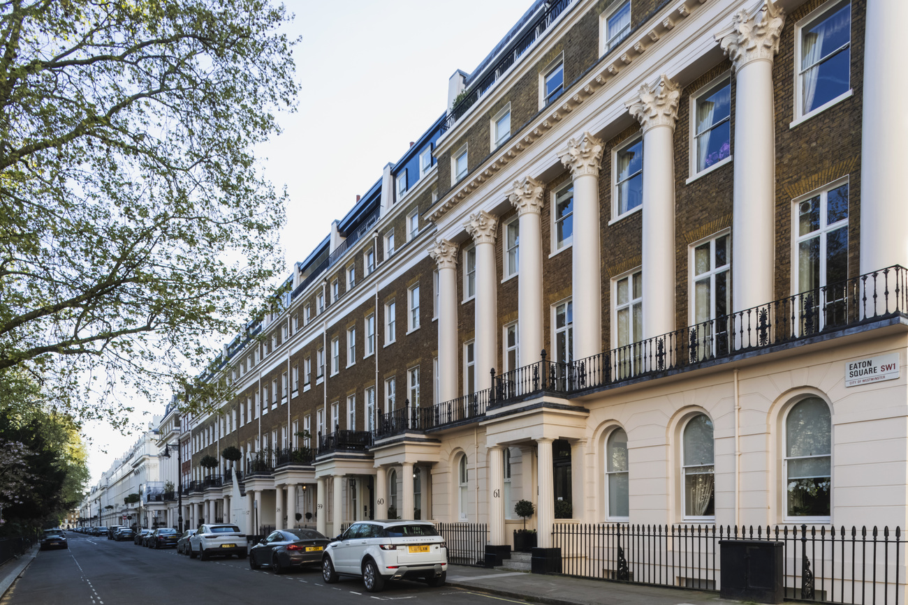 Le quartier Belgravia à Londres: les biens immobiliers sont réduits à de simples marchandises.