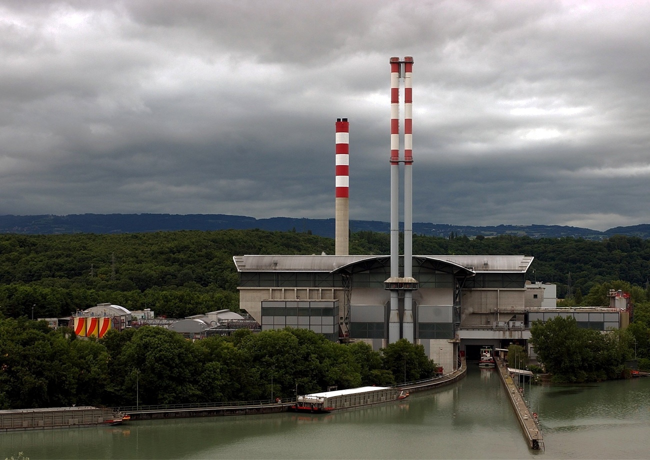 Die Müllverbrennungsanlage Cheneviers