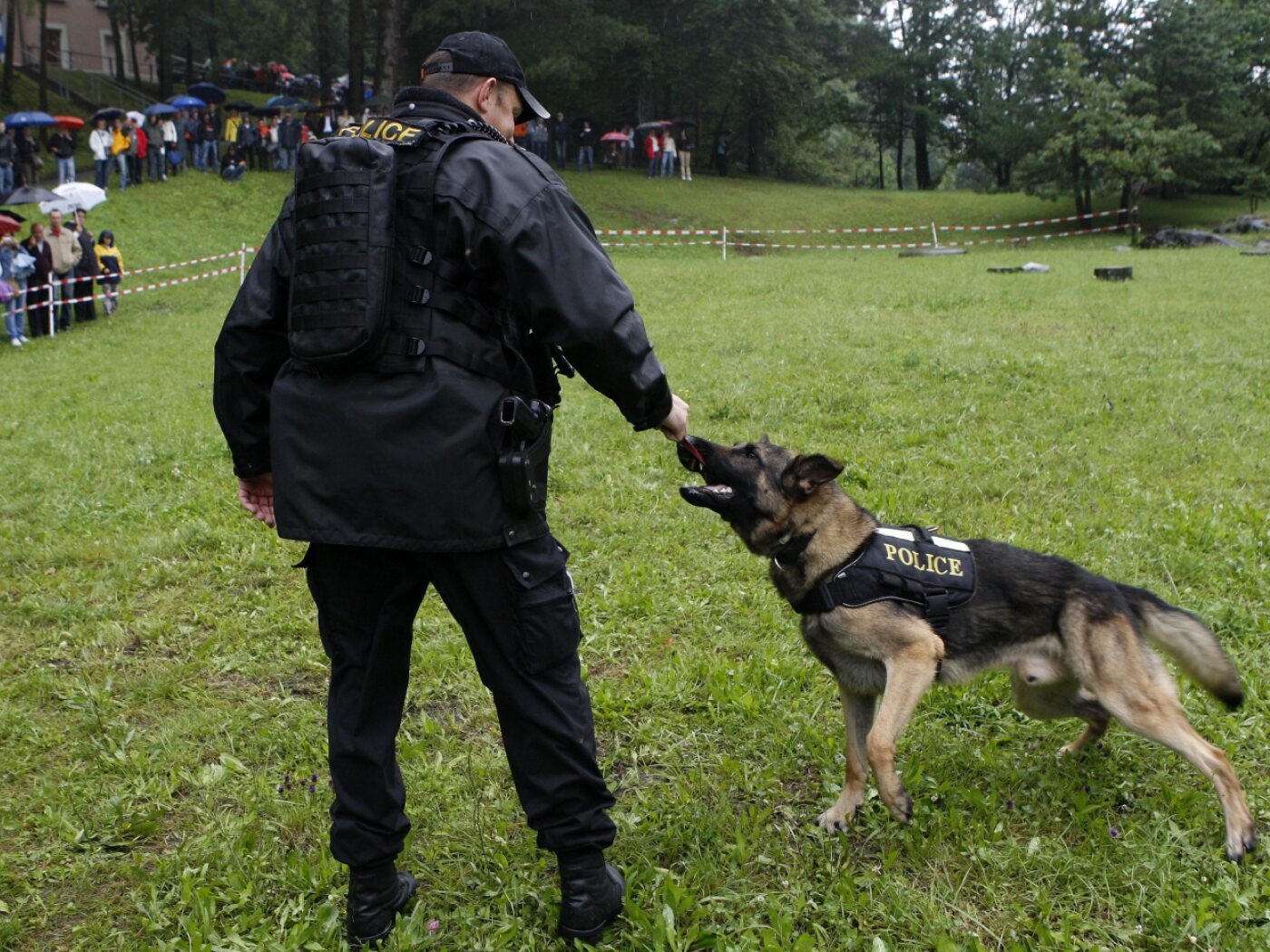 poliziotto con cane