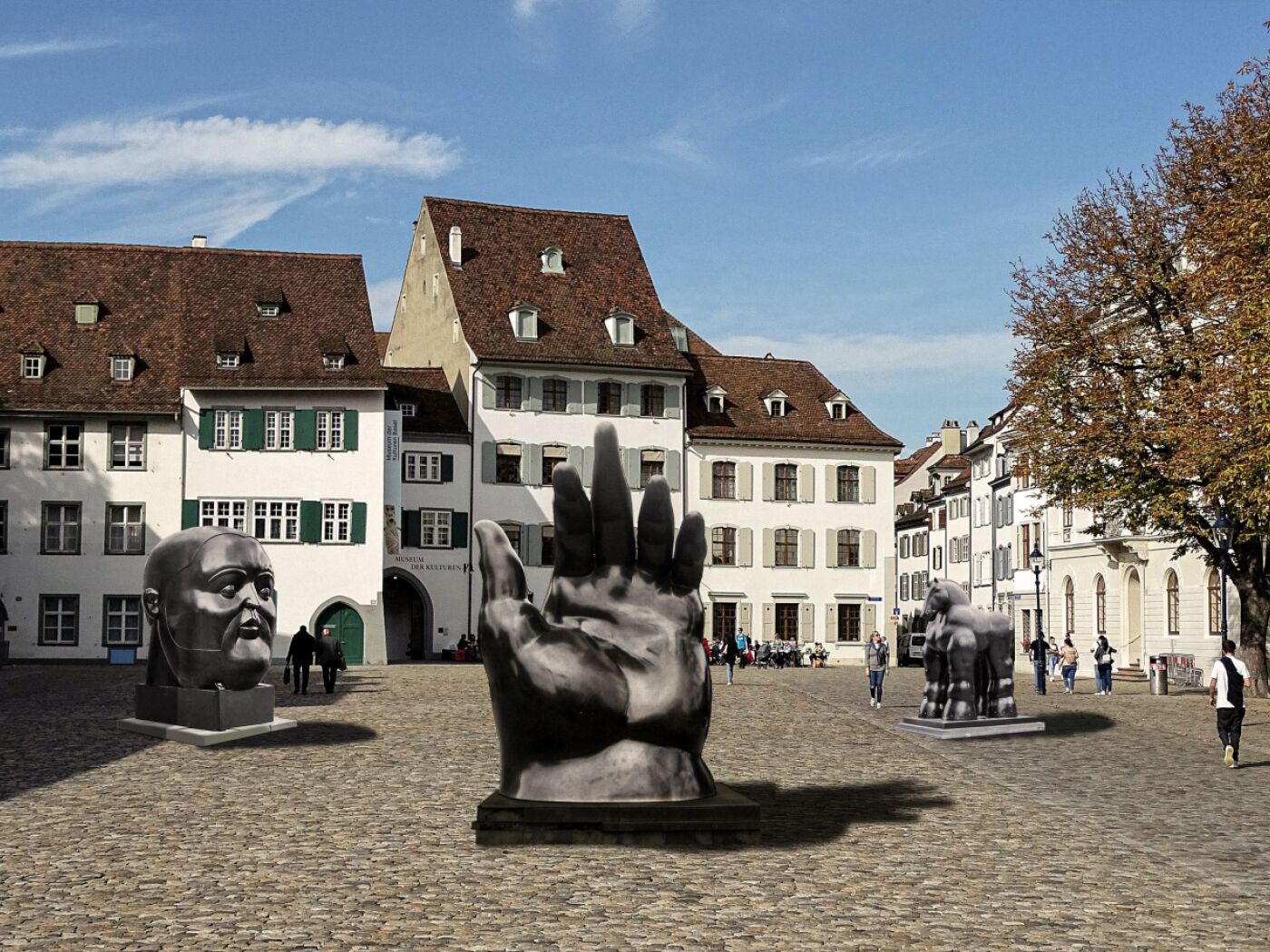 Botero's monumental sculptures will be in Basel next year