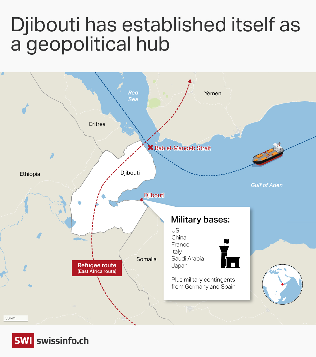 Djibouti map