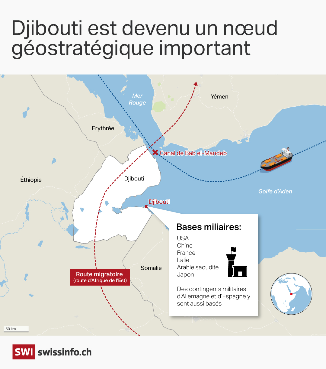 carte Djibouti