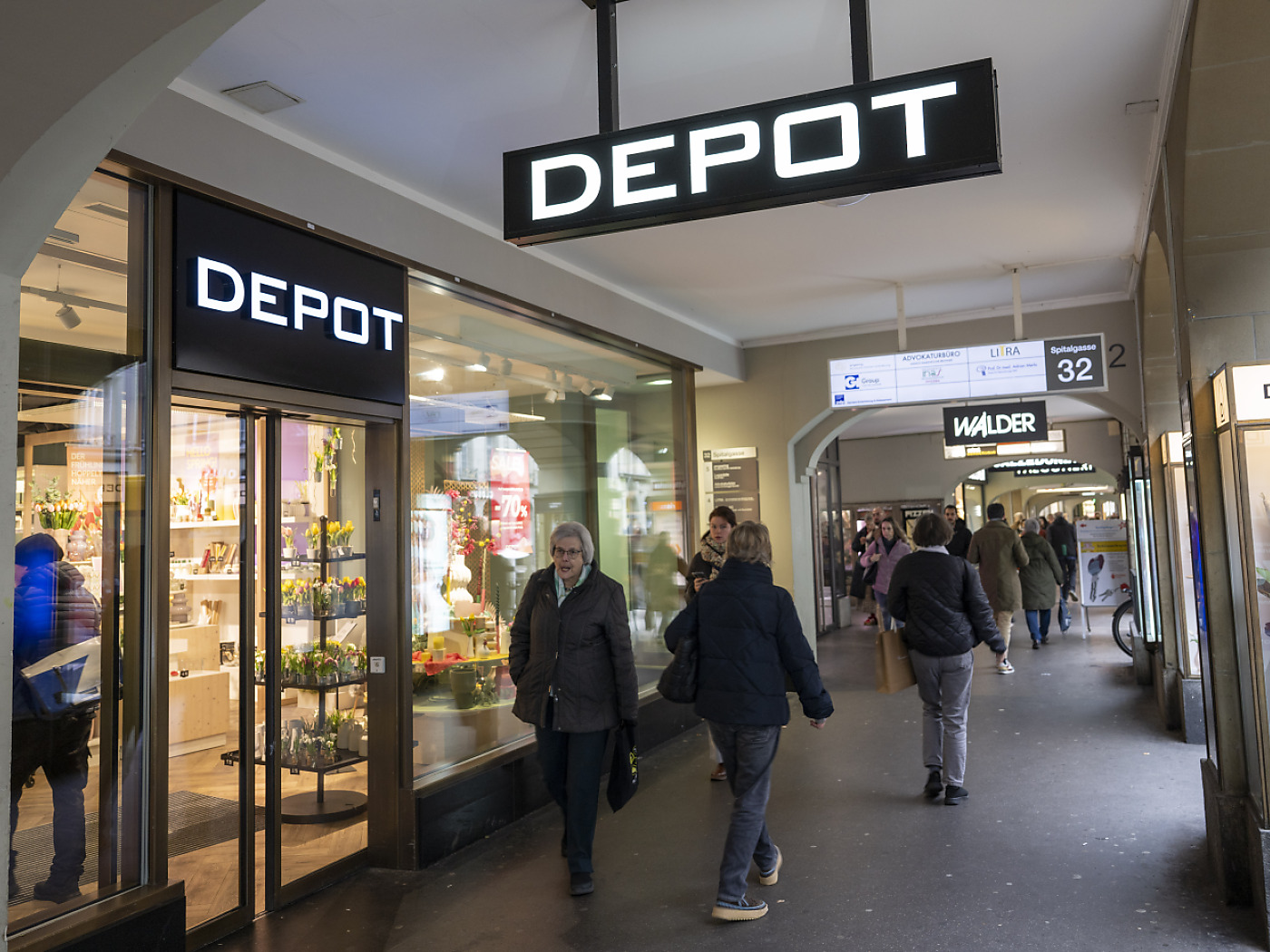 Bankruptcy of Depot decoration stores in Switzerland