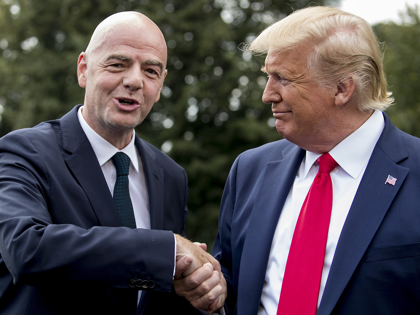 gianni infantino e donald trump