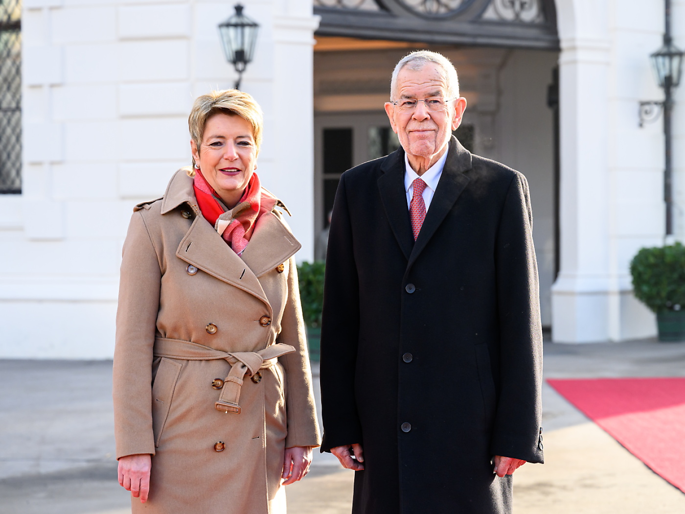 Karin Kelelr Sutter è stata ricevuta dal presidente austriaco Alexander Van der Bellen