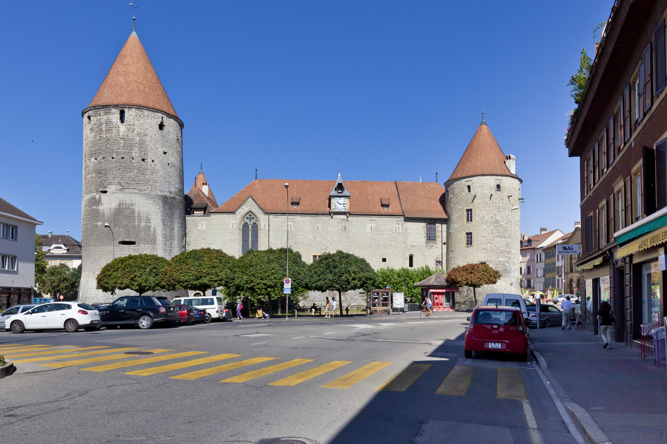 Yverdon Castle in Switzerland