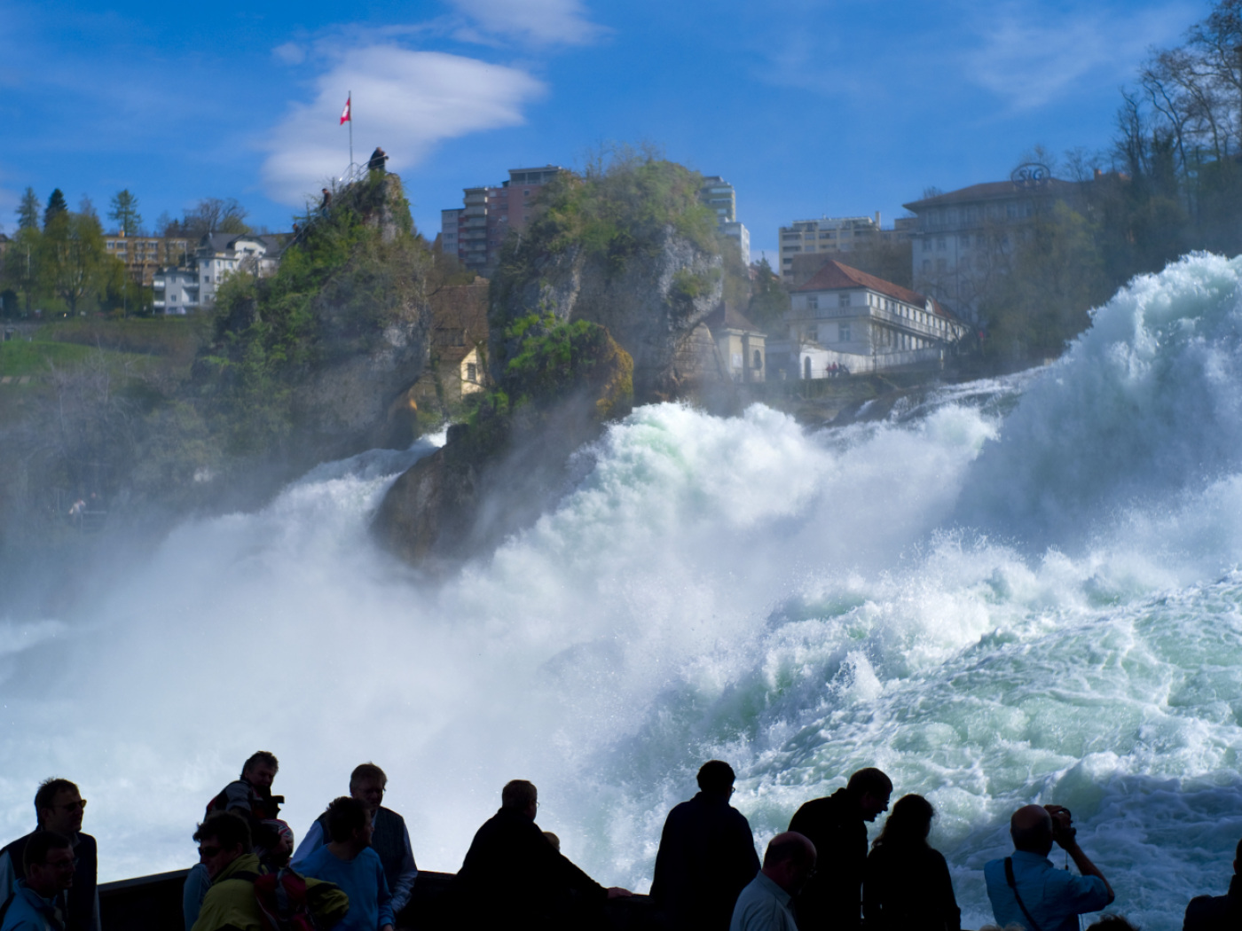 Google: Rhine Falls is the Swiss place with the most reviews