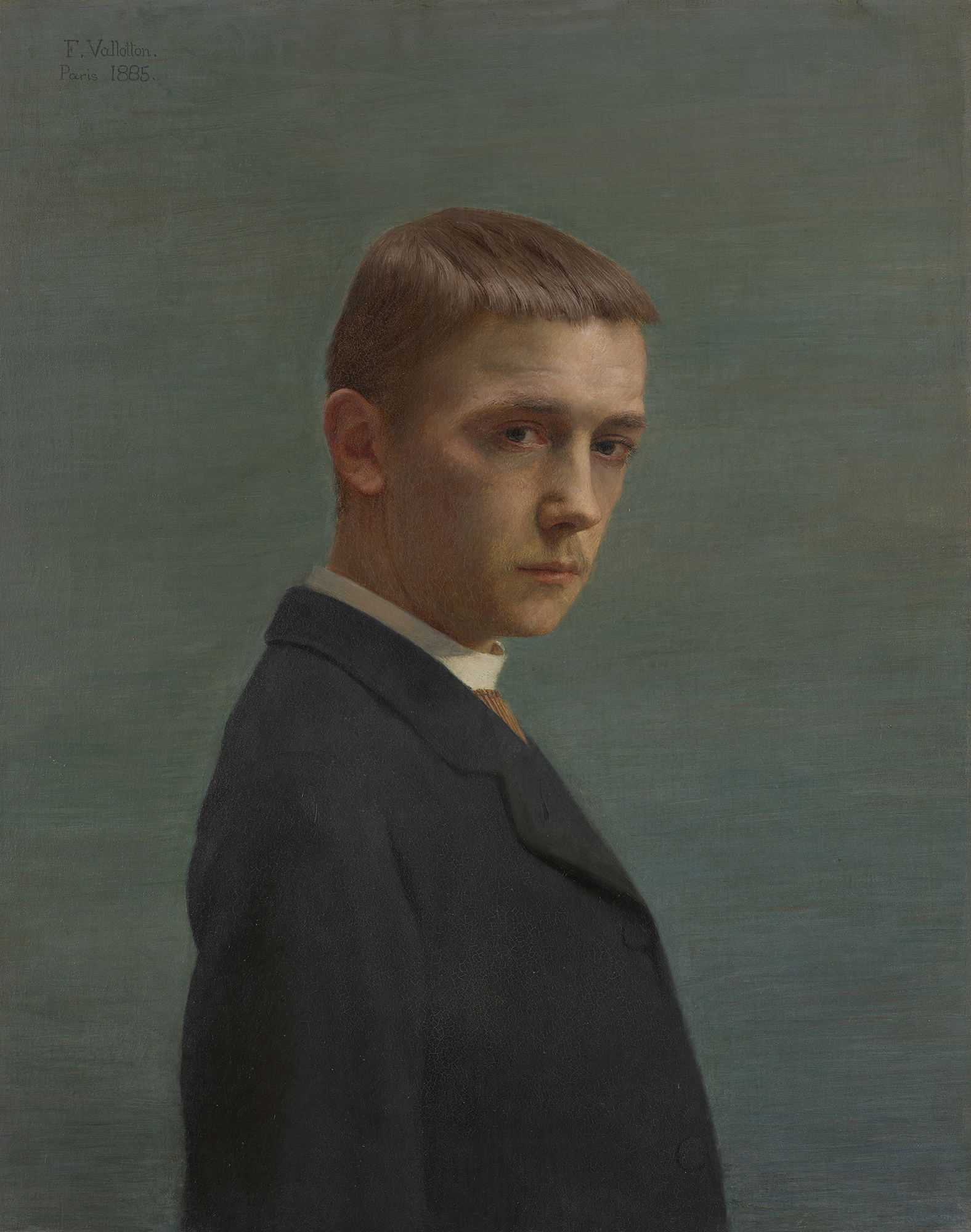 Félix Vallotton, autoportrait à l’âge de vingt ans, 1885.