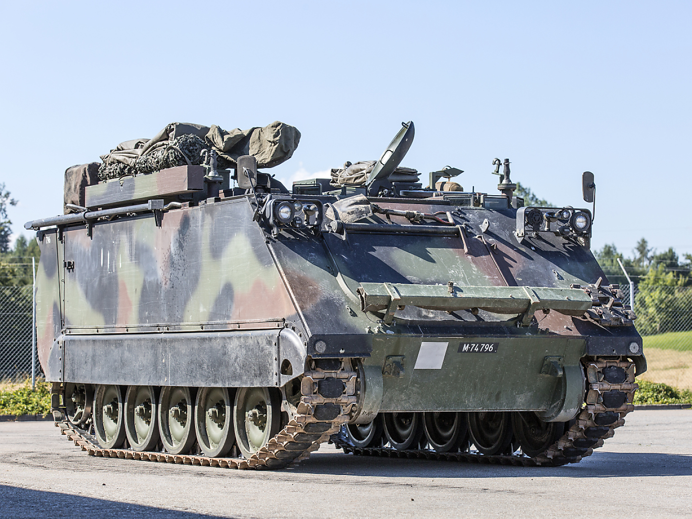 Half the Swiss army's M113s repaired