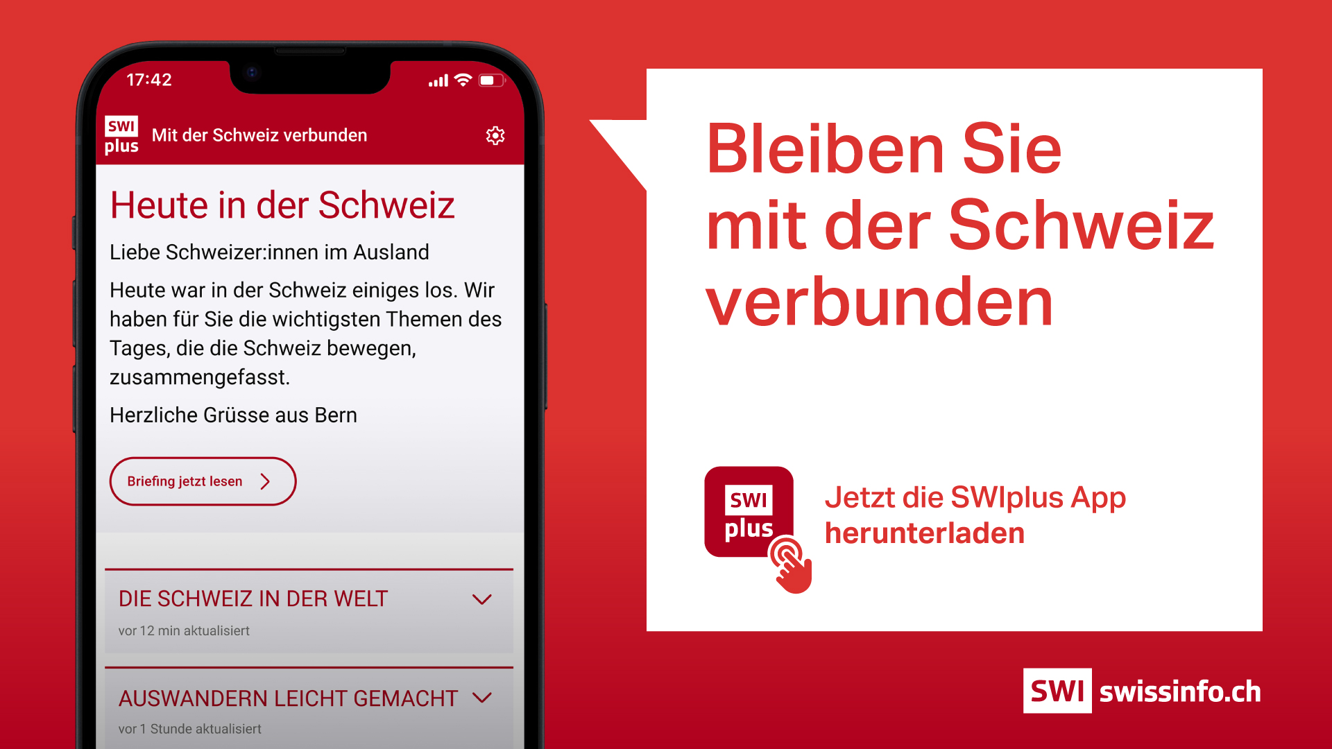 Mit der Schweiz Verbunden