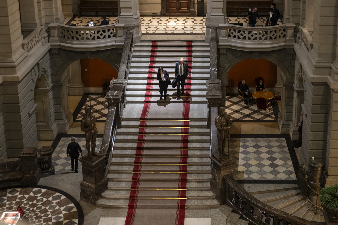 Markus Ritter und Martin Pfister im Bundeshaus