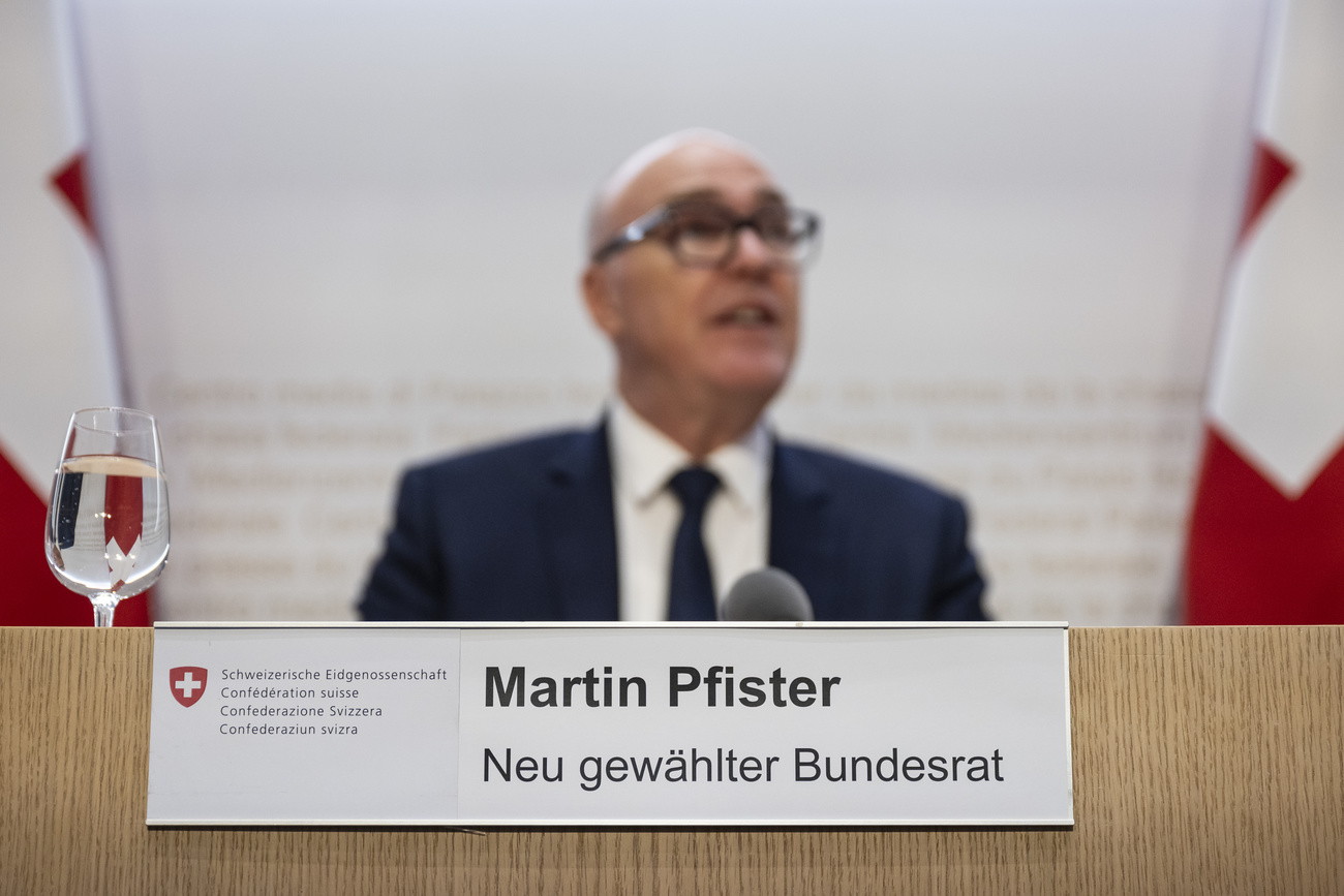 Le nouveau conseiller fédéral Martin Pfister