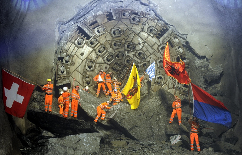 New stage reached in world's longest tunnel - SWI