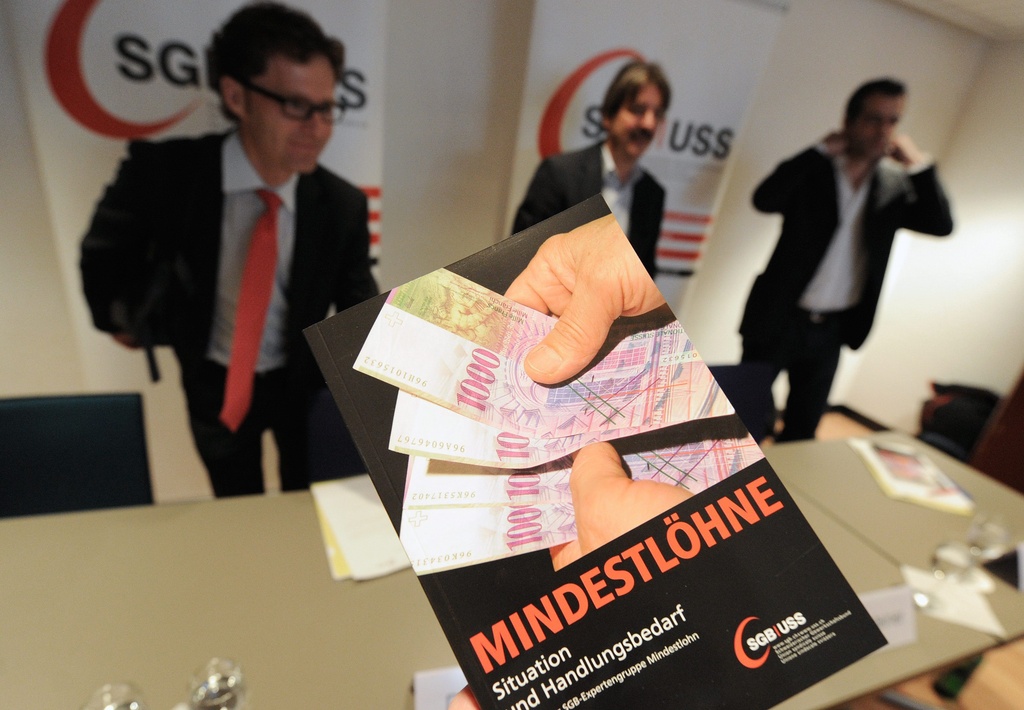 Minimum wage comes under the spotlight SWI swissinfo.ch