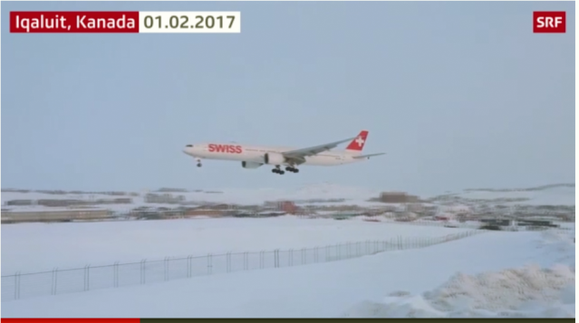 La Not Quite Swiss Plane Makes Emergency Landing In Iqaluit Swi Swissinfo Ch - swiss air roblox