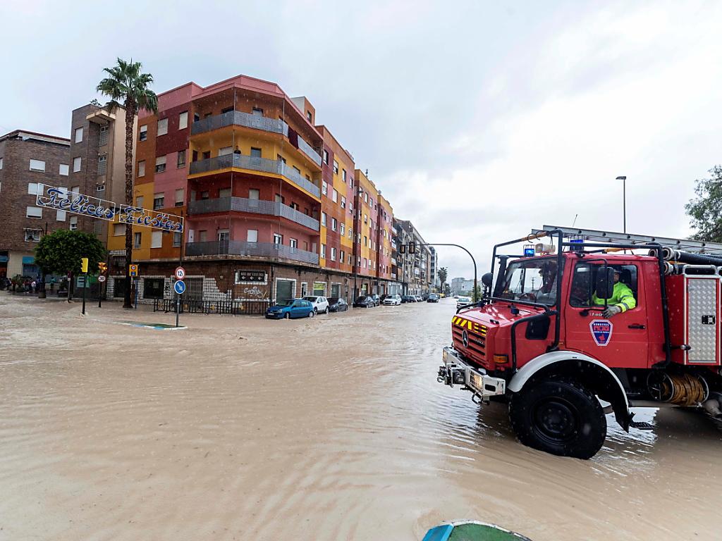 Zwei Tote Nach Unwettern Im Südosten Spaniens - SWI Swissinfo.ch