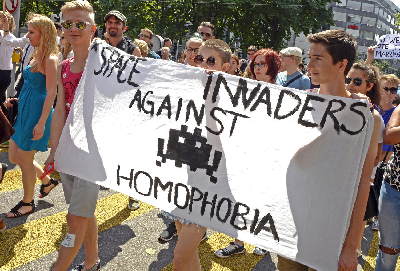 Poll finds tighter antihomophobia rules have broad support SWI