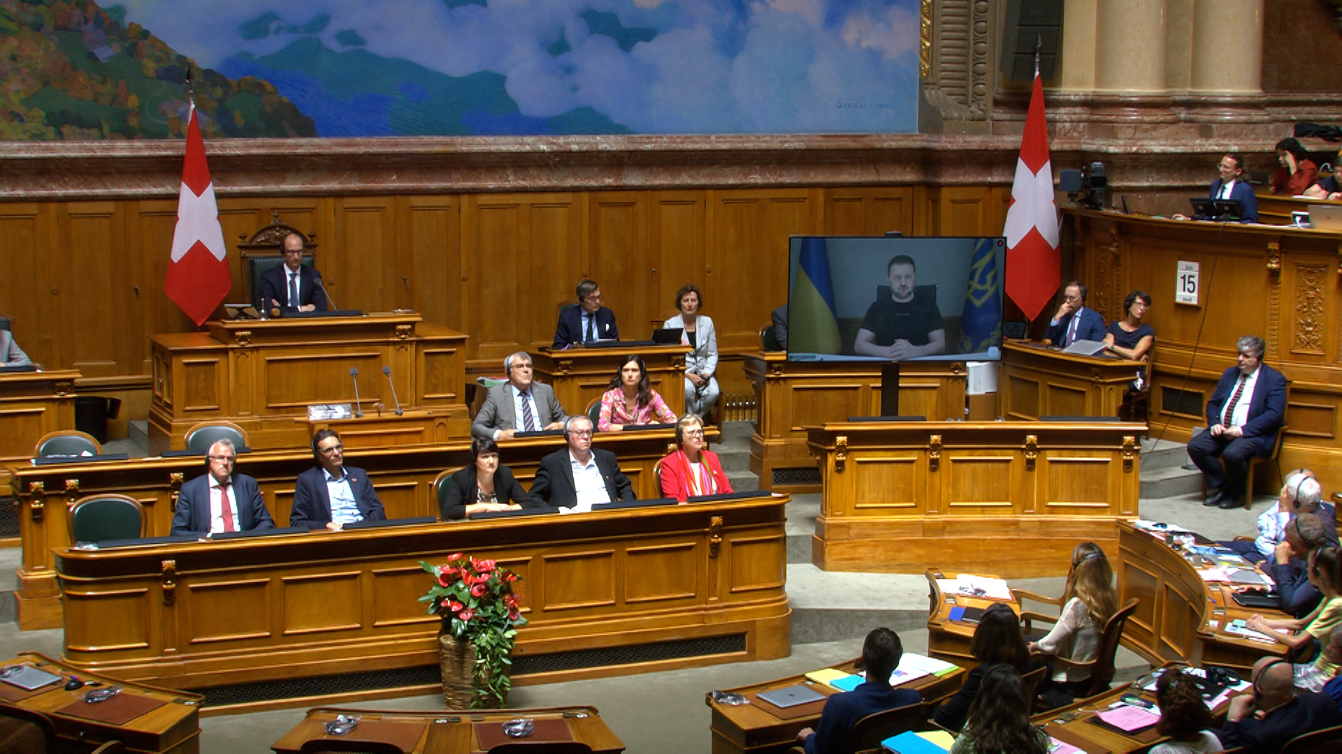 Zelensky S Speech To The Swiss Parliament Swi Swissinfo Ch